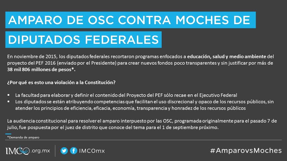 Actualización amparo contra moches