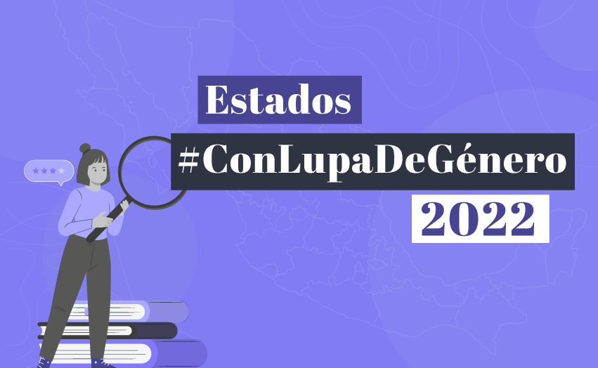 con lupa de genero